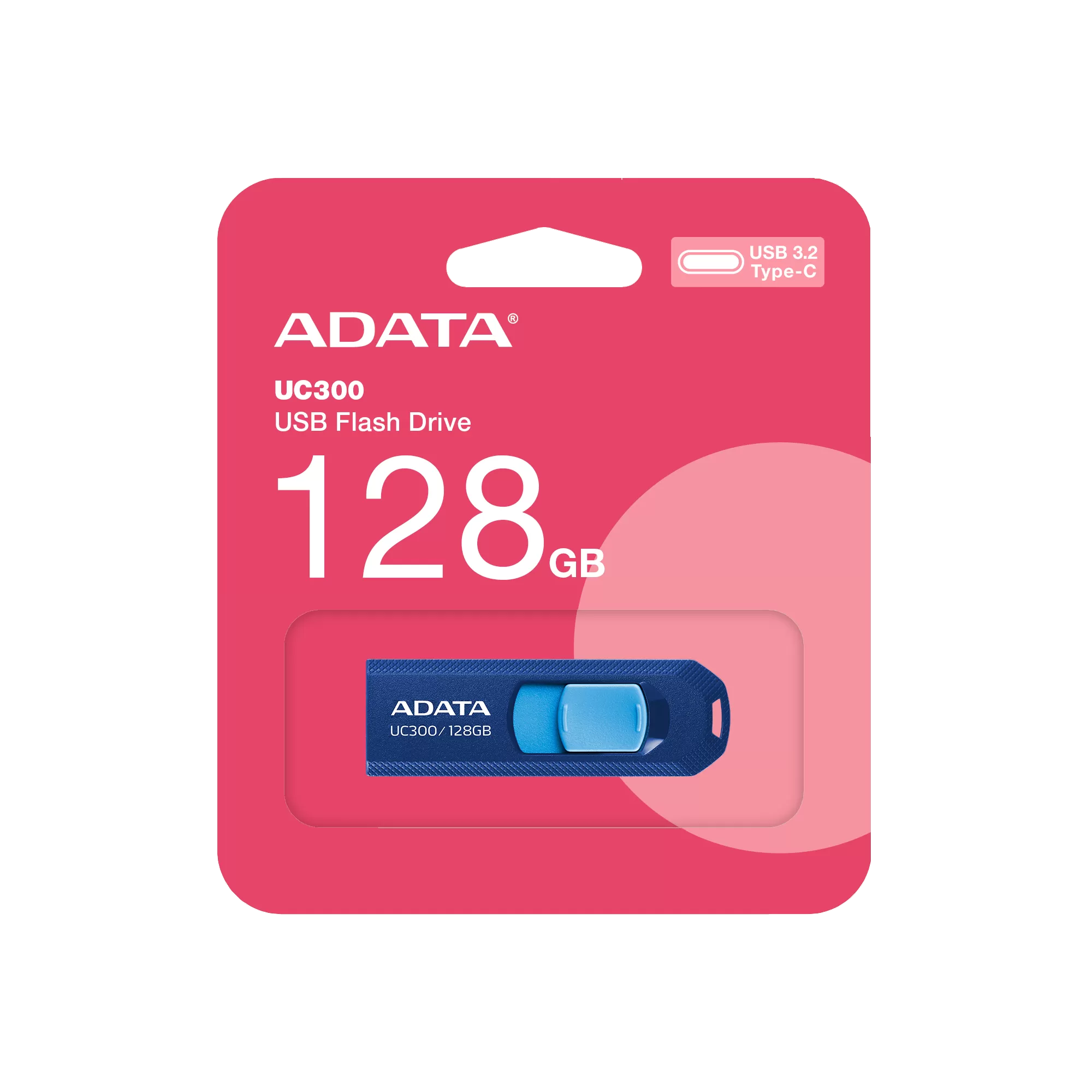 Flash Drive A-Data UC300 128GB USB 3.2 Gen1 Type-C Blue