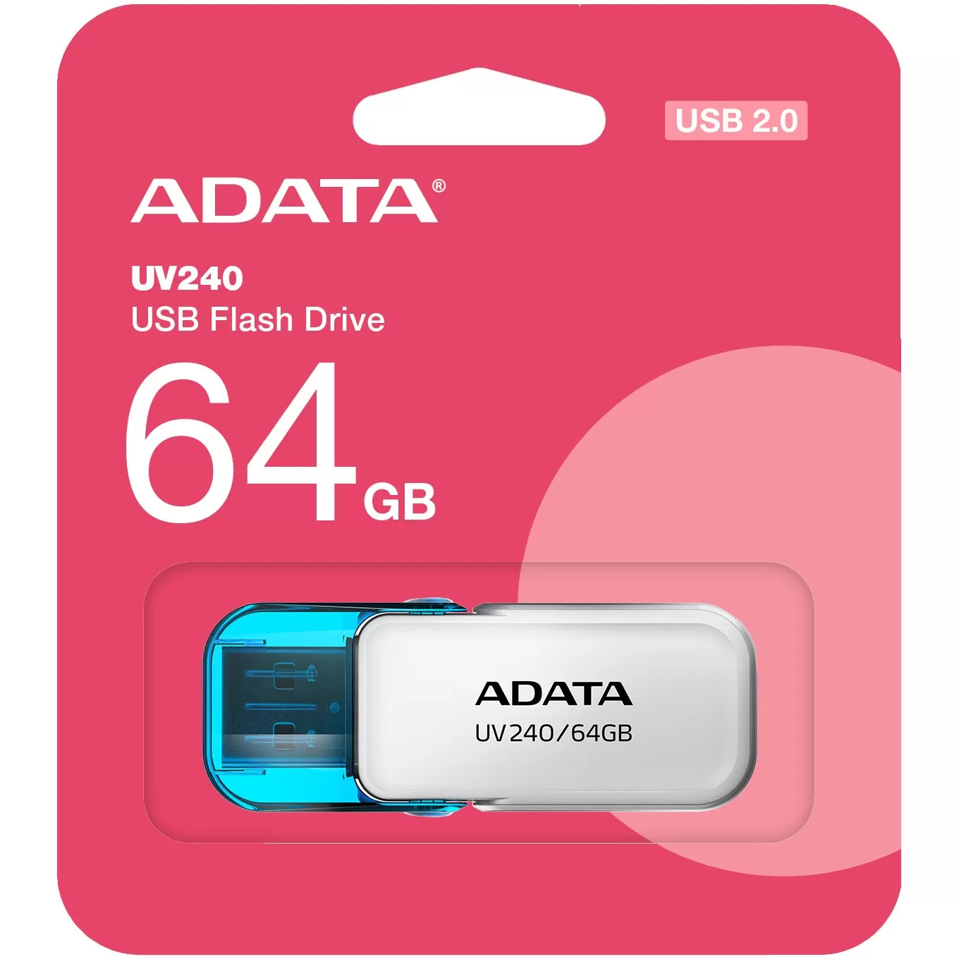 Flash Drive A-Data UV240 USB 2.0 64GB White