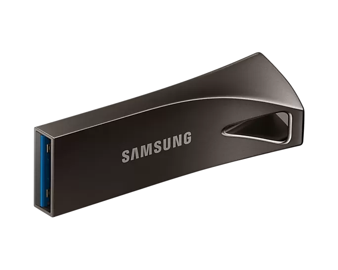 Flash Drive Samsung BAR Plus MUF-256BE4/APC  256GB  USB 3.1 Gen1 Type-A  Titan Gray