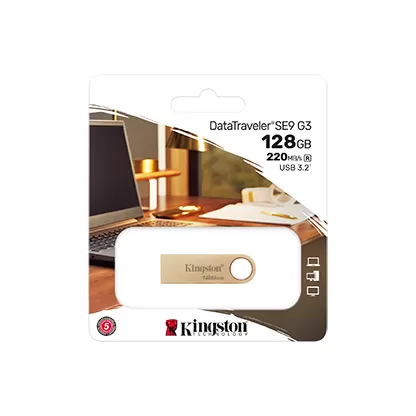 Flash Drive Kingston DataTraveler SE9 G3  128GB  USB 3.2 Gen1 Type-A