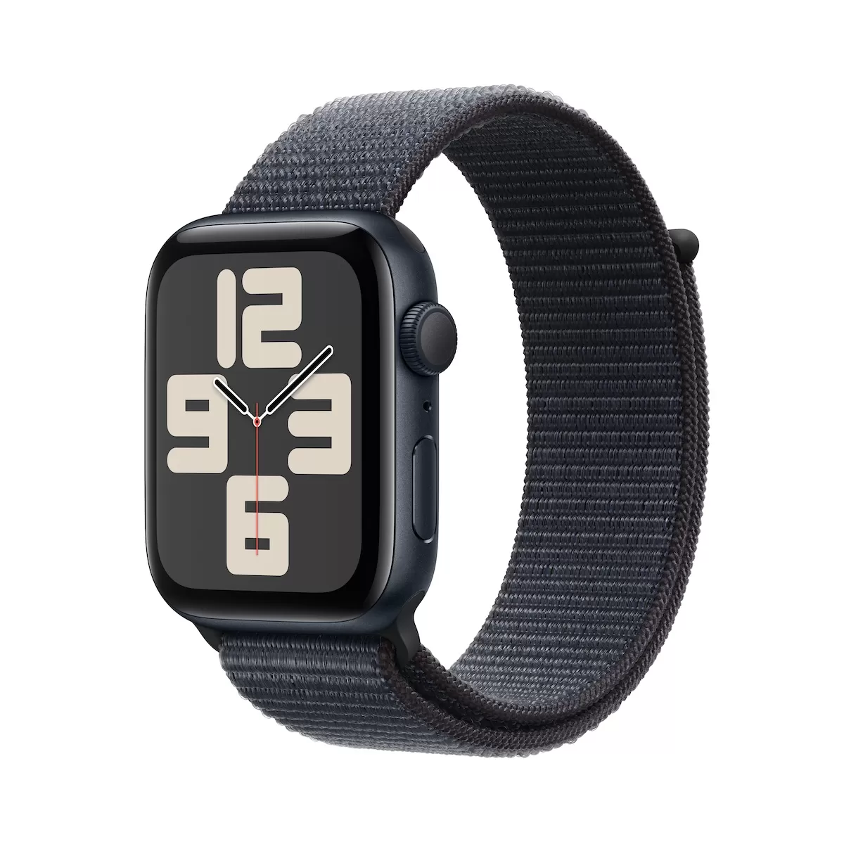 Smartwatch Apple Watch SE GPS (2024)  40mm  Carcasa Midnight Aluminium  Bratara Ink Sport Loop