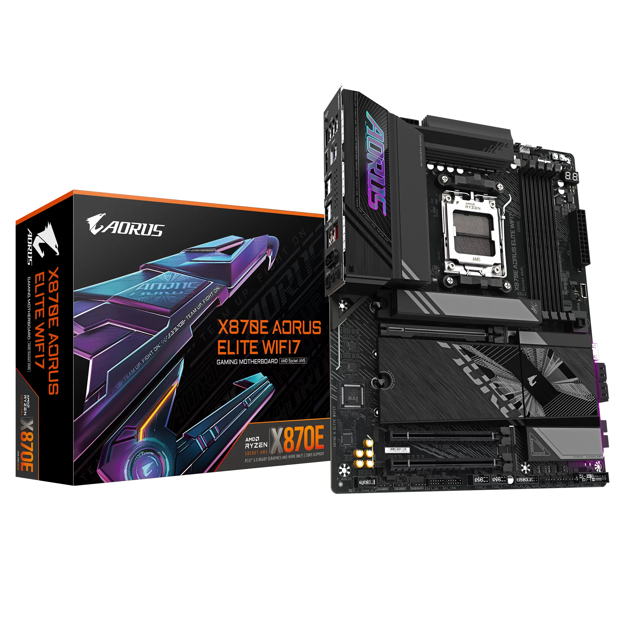 Placa de baza Gigabyte X870E AORUS ELITE WIFI7  Socket AM5