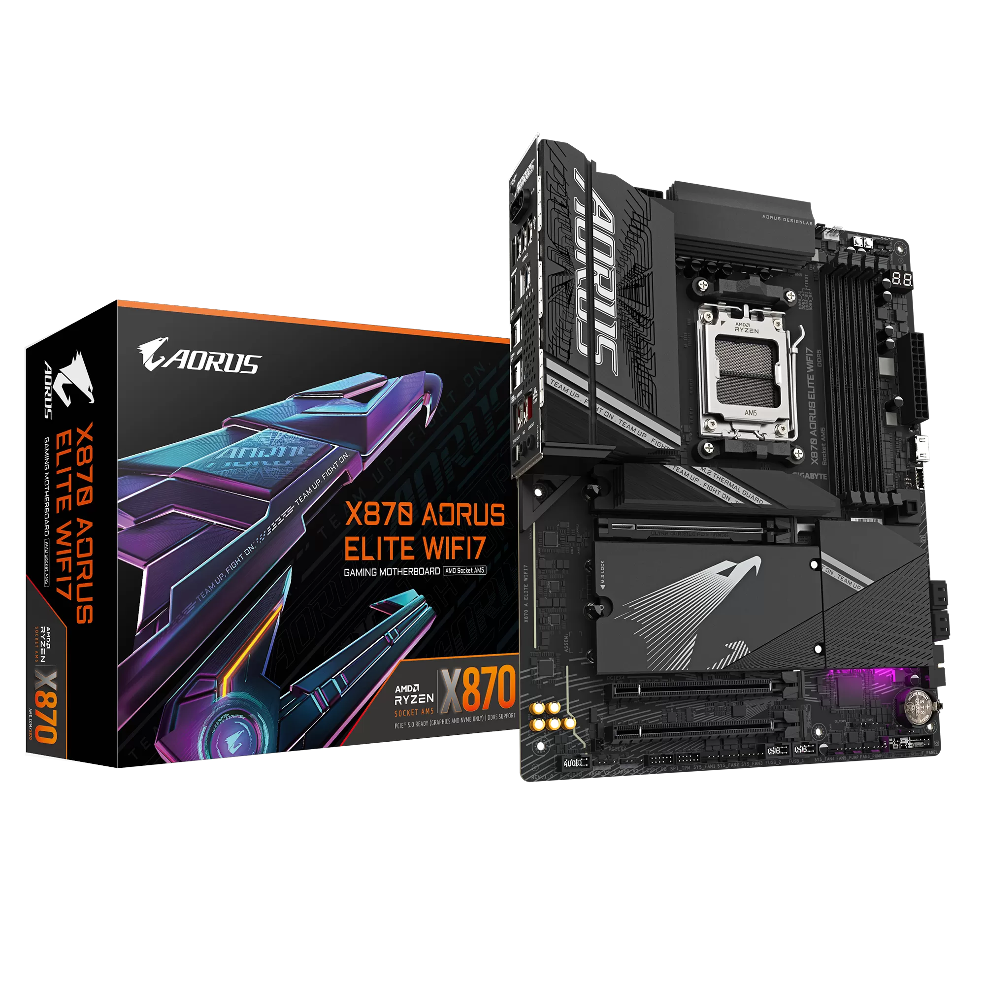 Placa de baza Gigabyte X870 AORUS ELITE WIFI7 Socket AM5