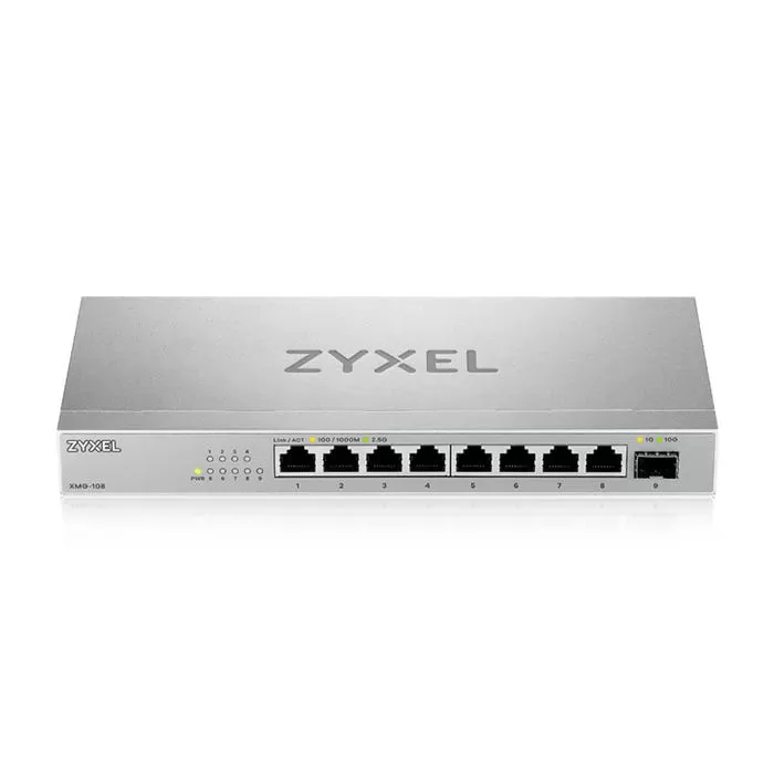 Switch ZyXEL XMG-108  fara management  fara PoE  8x2500Mbps + 1xSFP+