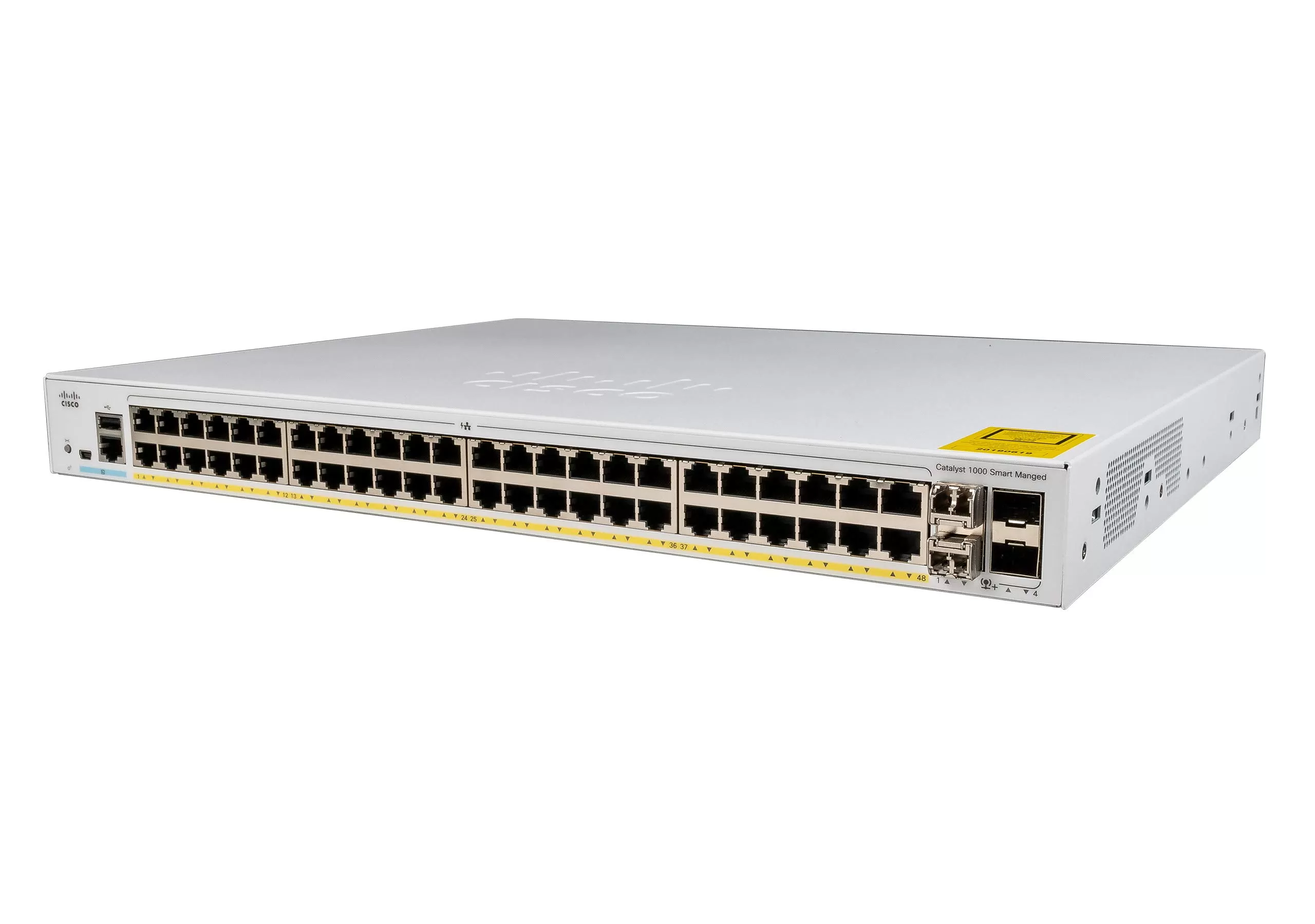 Switch Cisco Catalyst C1000-48T-4X-L  cu management  fara PoE  48x1000Mbps + 4xSFP+