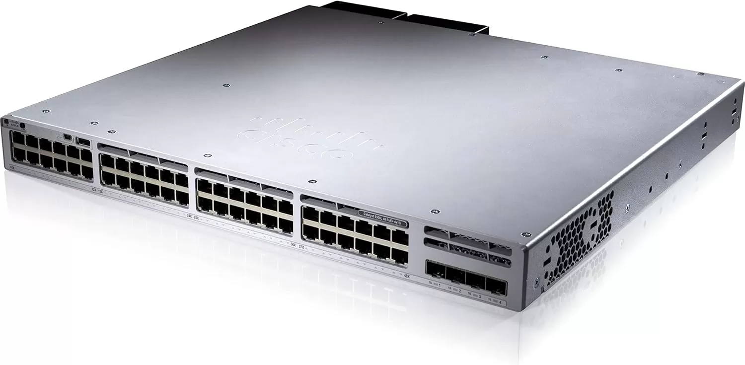 Switch Cisco Catalyst C9300L-48P-4X-A cu management cu PoE 48x1000Mbps + 4xSFP+ Network Advantage