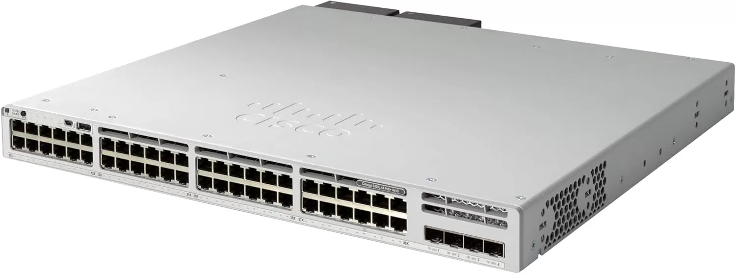 Switch Cisco Catalyst C9300L-48T-4G-A cu management fara PoE 48x1000Mbps + 4xSFP Network Advantage