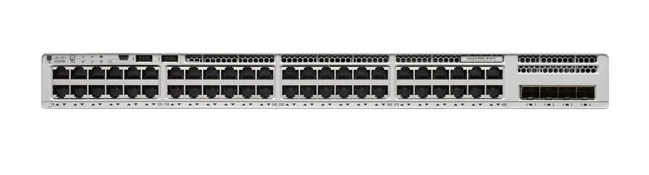 Switch Cisco Catalyst C9200L-48T-4G-E  cu management  fara PoE  48x1000Mbps + 4xSFP  Network Essentials