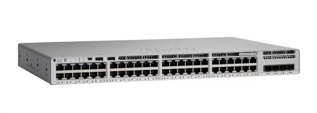 Switch Cisco Catalyst C9200-48T-A cu management fara PoE 48x1000Mbps Network Advantage