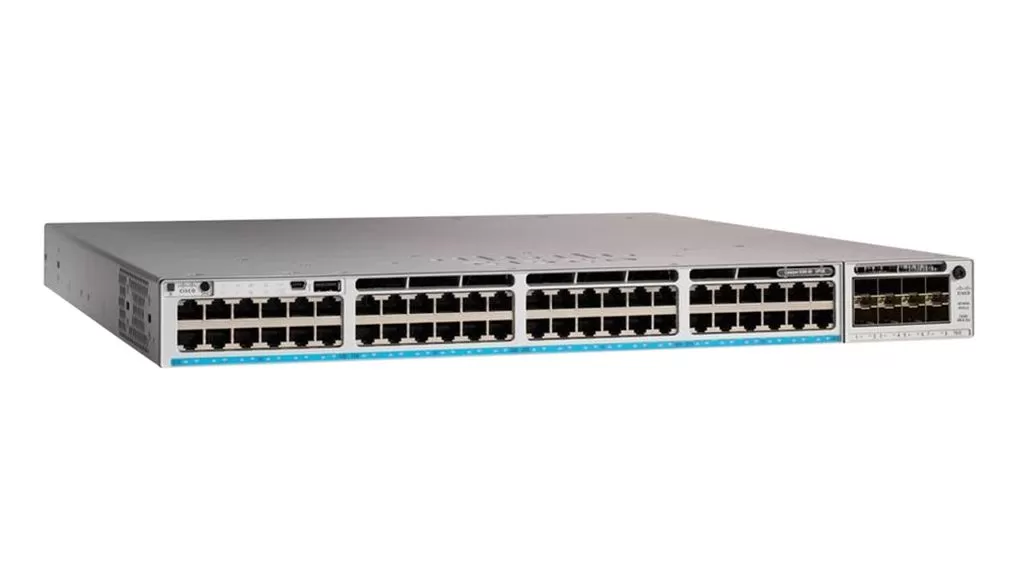 Switch Cisco Catalyst C9300-48S-A cu management fara PoE 48xSFP Network Advantage