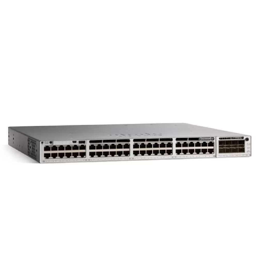 Switch Cisco Catalyst C9300-48T-E  cu management  fara PoE  48x1000Mbps  Network Essentials