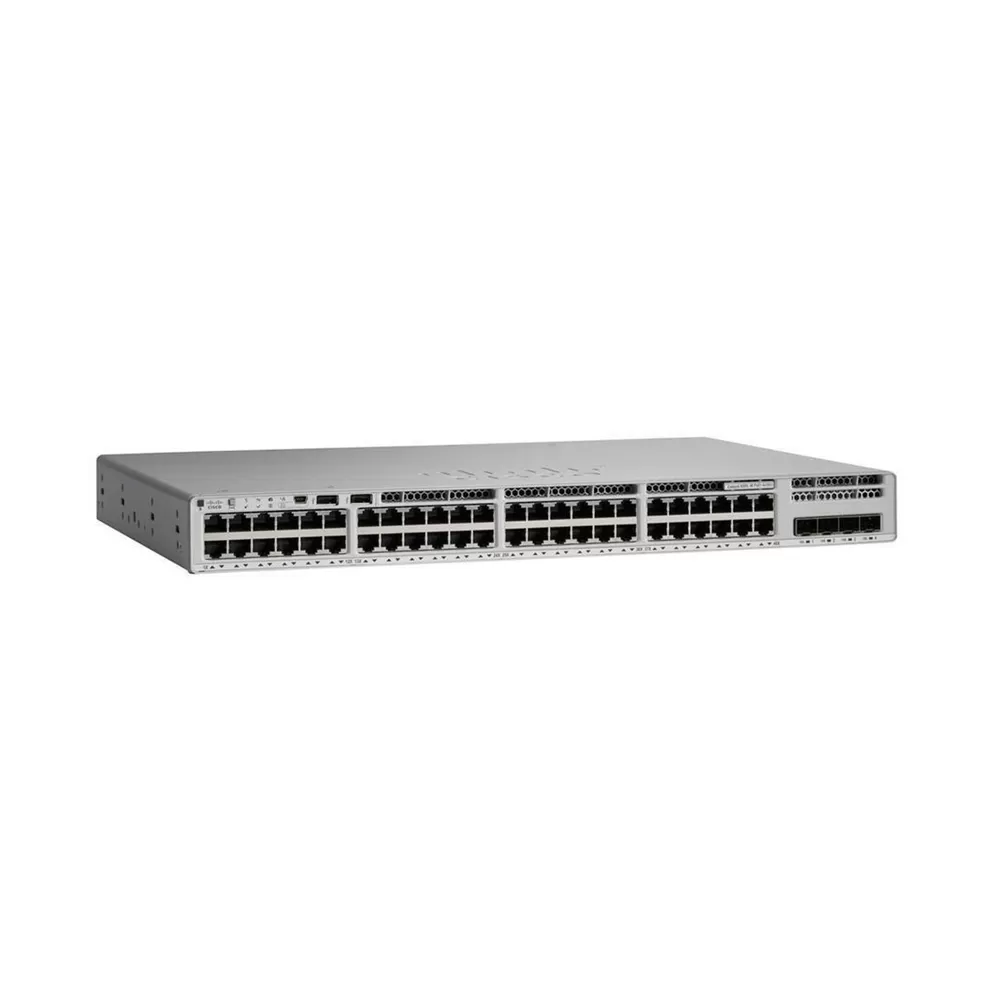 Switch Cisco Catalyst C9200-48PXG-E  cu management  cu PoE  40x1000Mbps + 8x10000Mbps  Network Essentials