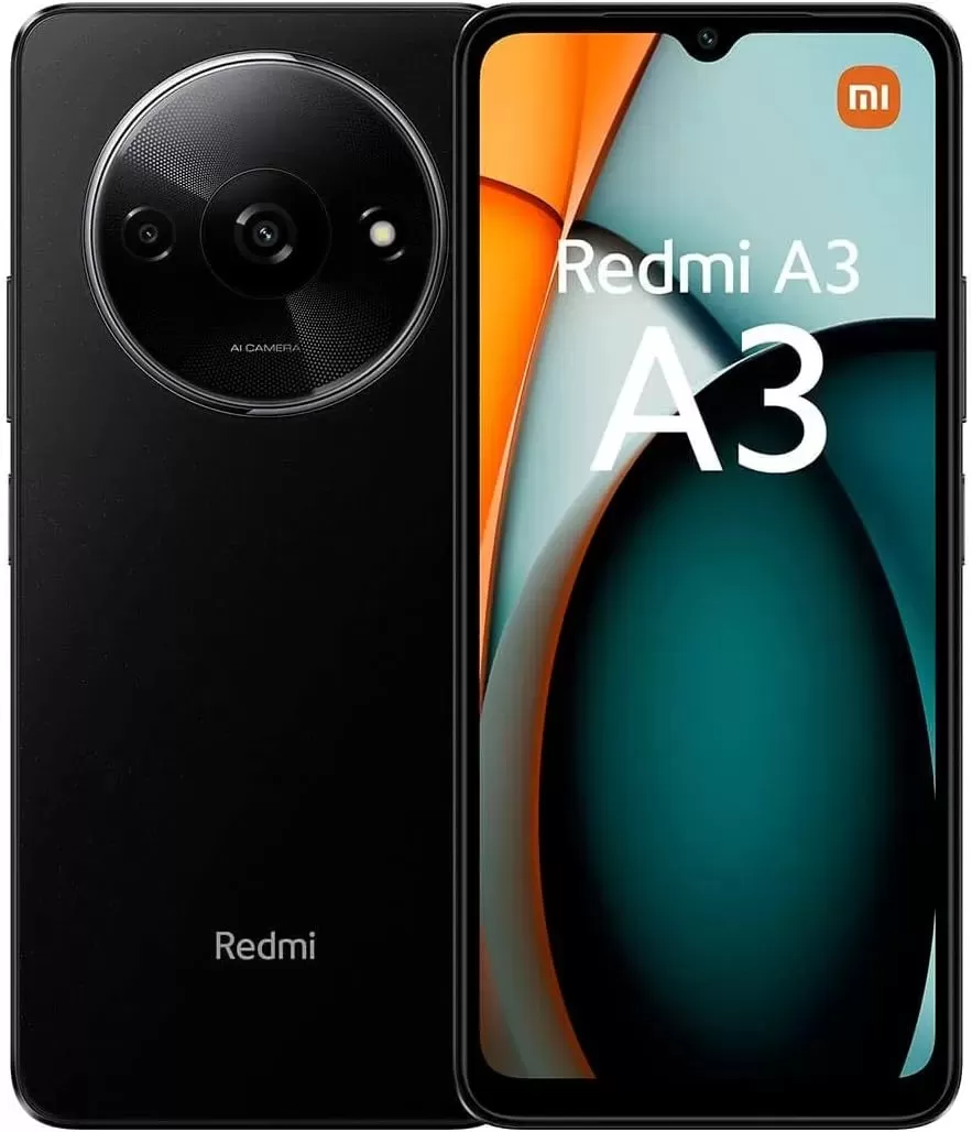 Telefon Mobil Xiaomi Redmi A3 64GB Flash RAM 3GB Dual SIM 4G Midnight Black