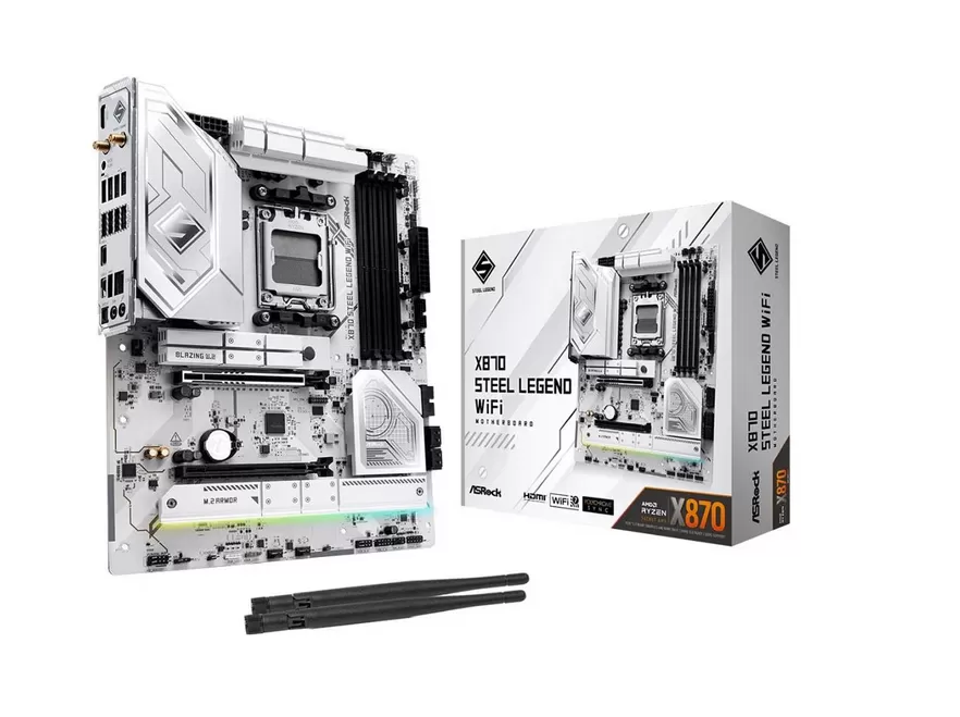 Placa de baza AsRock X870 STEEL LEGEND WIFI Socket AM5