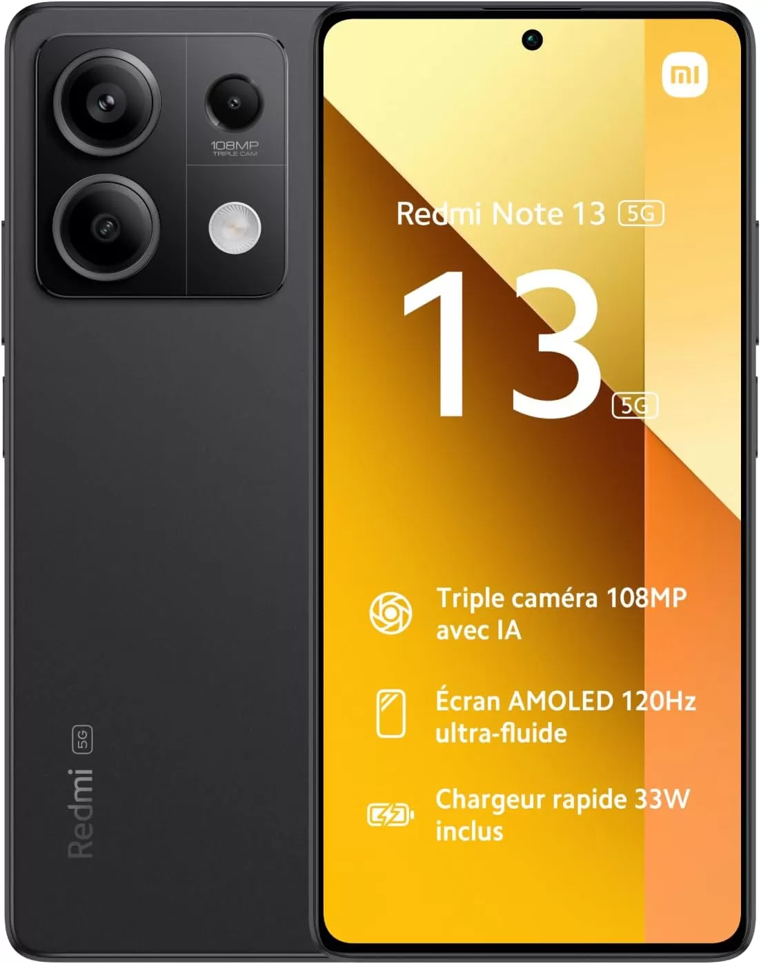 Telefon Mobil Xiaomi Redmi Note 13 4G 128GB Flash 8GB RAM Dual SIM 4G Black