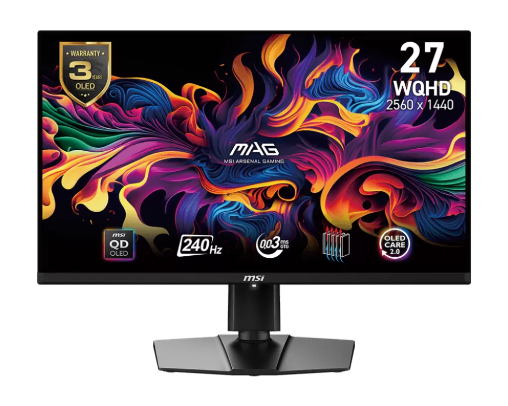 Monitor QD-OLED MSI MAG 271QPX QD-OLED E2 26.5