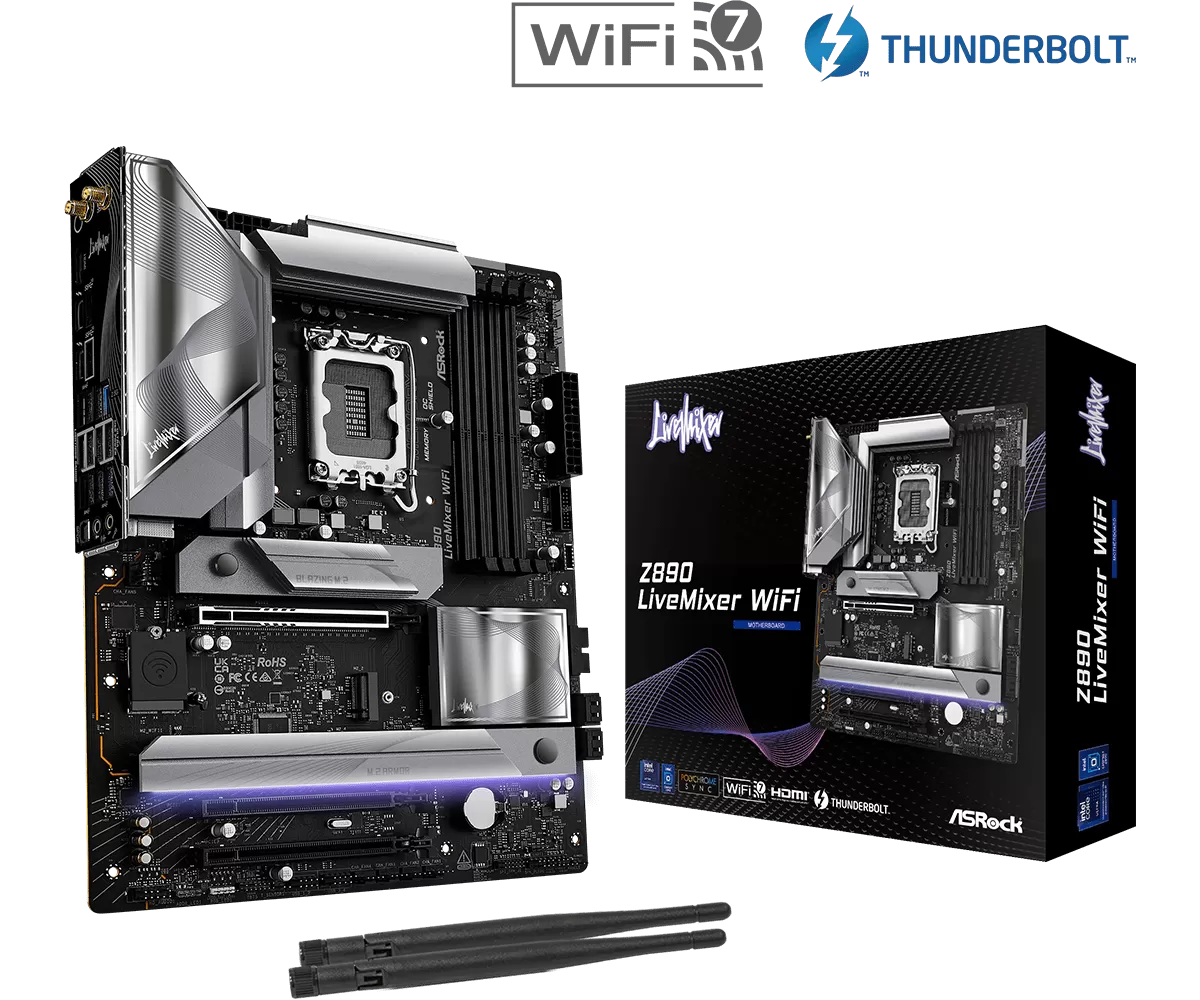 Placa de baza AsRock Z890 LIVEMIXER WIFI Socket 1851