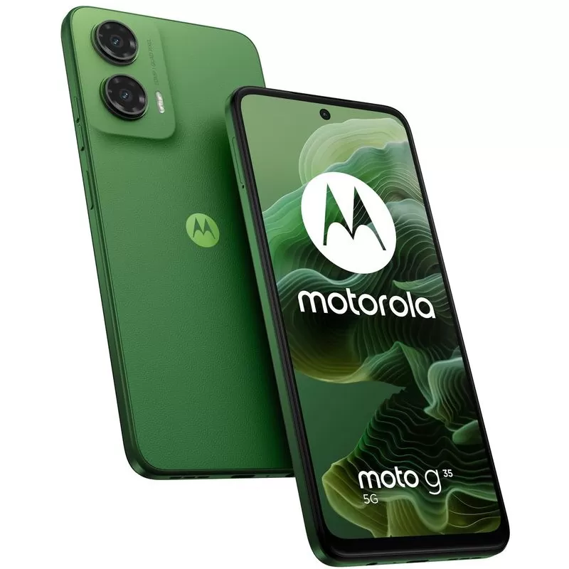 Telefon Mobil Motorola Moto G35 5G  128GB Flash  4GB RAM  Dual SIM  5G  Leaf Green