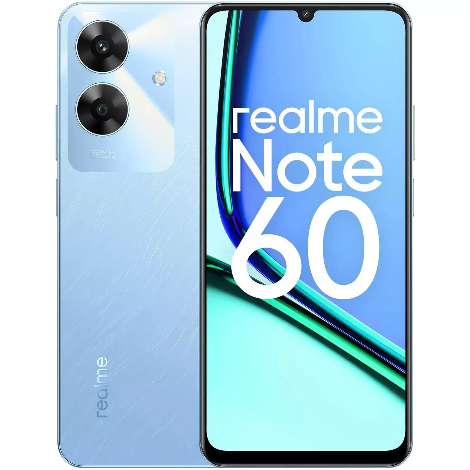 Telefon Mobil Realme Note 60  128GB Flash  4GB RAM  Dual SIM  4G  Voyage Blue