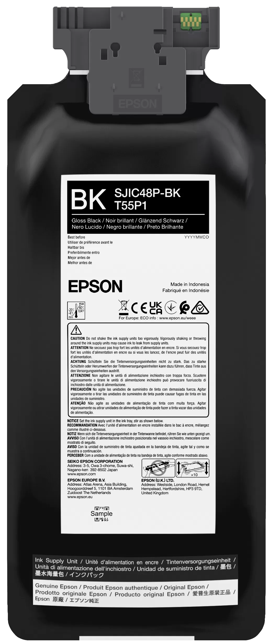 Cartus Inkjet Epson SJIC48P-BK  480ml  Black