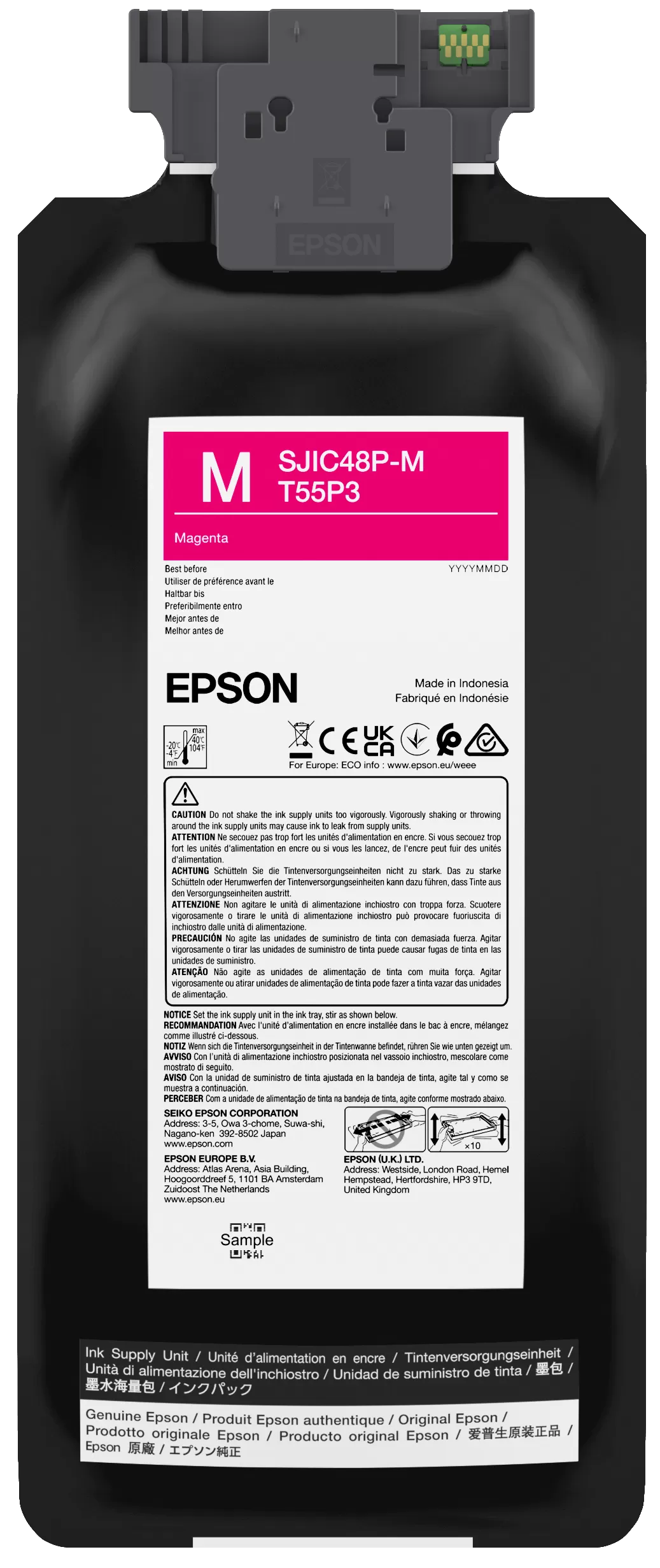 Cartus Inkjet Epson SJIC48P-M 480ml Magenta