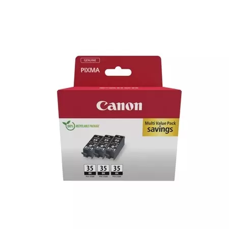 Pachet Cartuse Inkjet Canon PGI-35BK Triple Pack Black