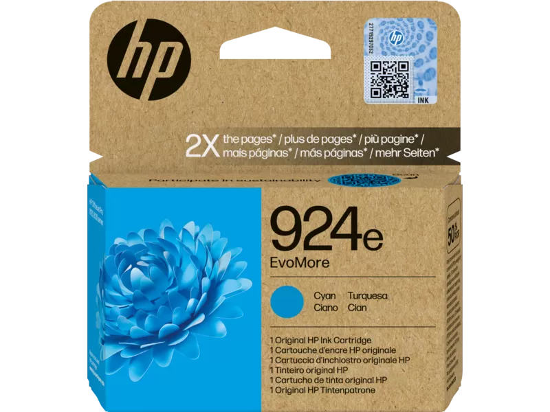 Cartus Inkjet HP 924e EvoMore 800 pagini Cyan