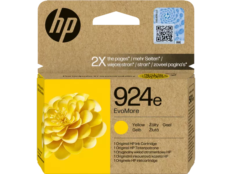 Cartus Inkjet HP 924e EvoMore  800 pagini  Yellow