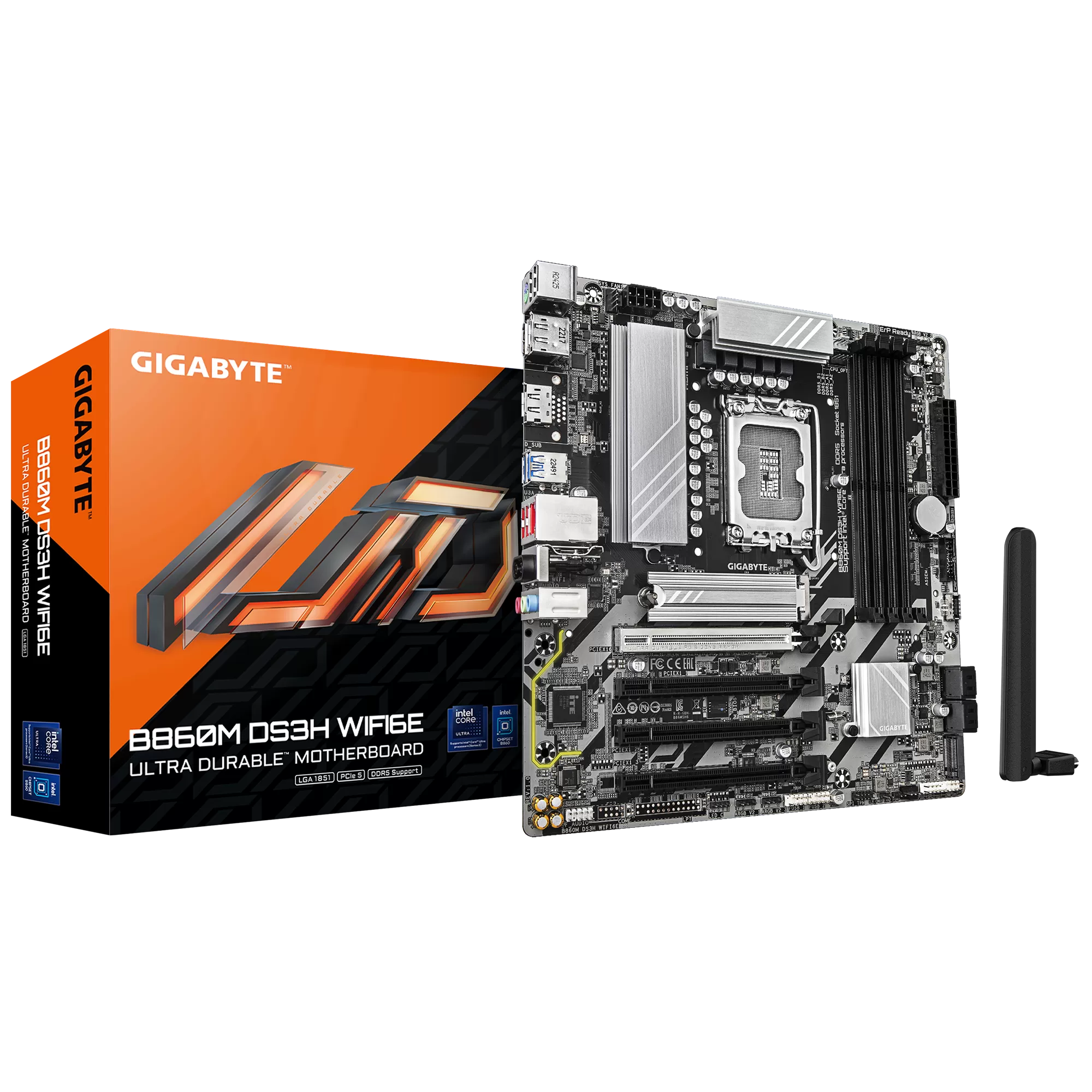 Placa de baza Gigabyte B860M DS3H WIFI6E Socket 1851