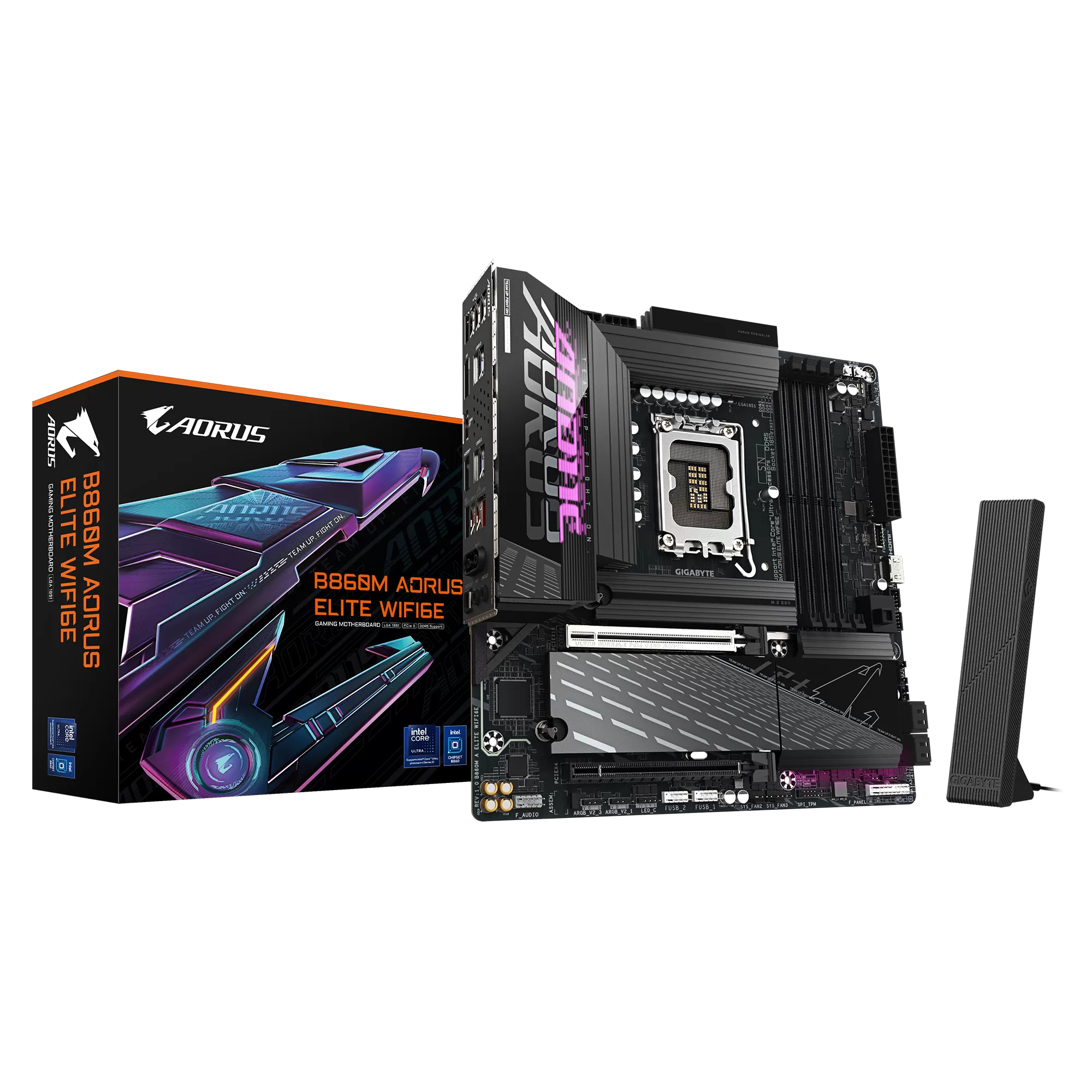 Placa de baza Gigabyte B860M AORUS ELITE WIFI6E Socket 1851