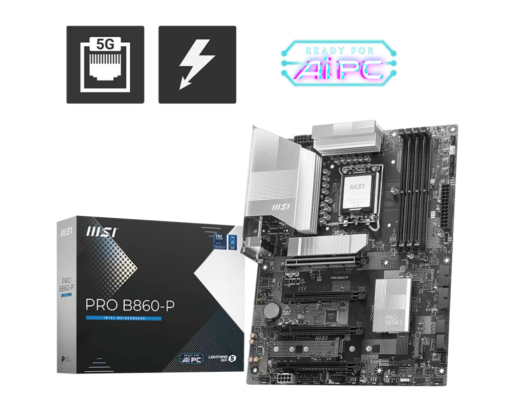 Placa de baza MSI PRO B860-P Socket 1851