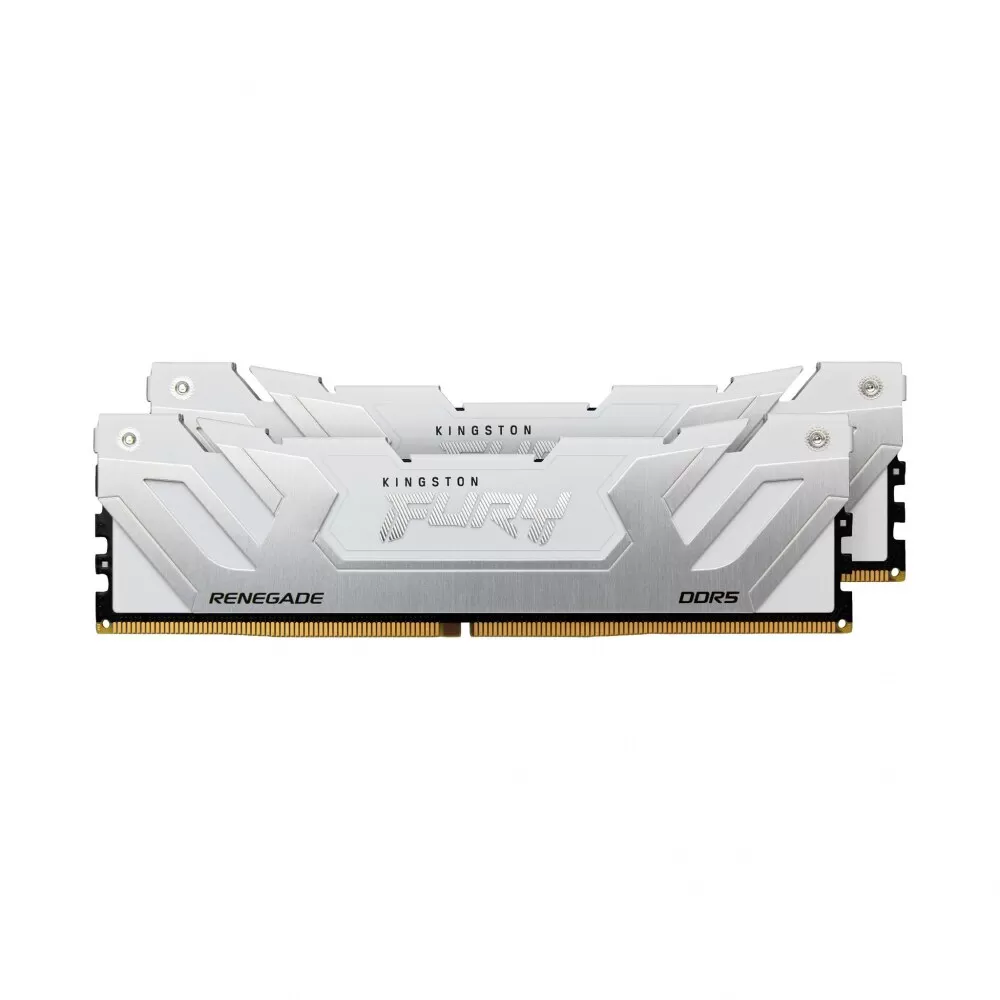 Memorie Desktop Kingston Fury Renegade 48GB(2 x 24GB) DDR5 8400Mhz CL40 CUDIMM White