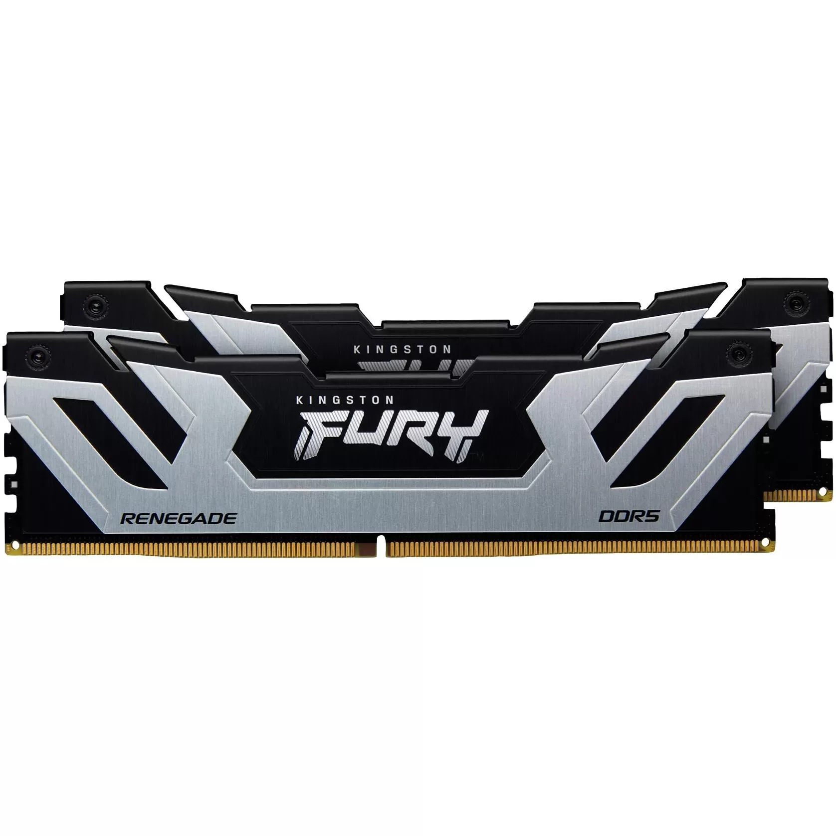 Memorie Desktop Kingston Fury Renegade 48GB(2 x 24GB) DDR5 8400Mhz CL40 CUDIMM Silver/Black