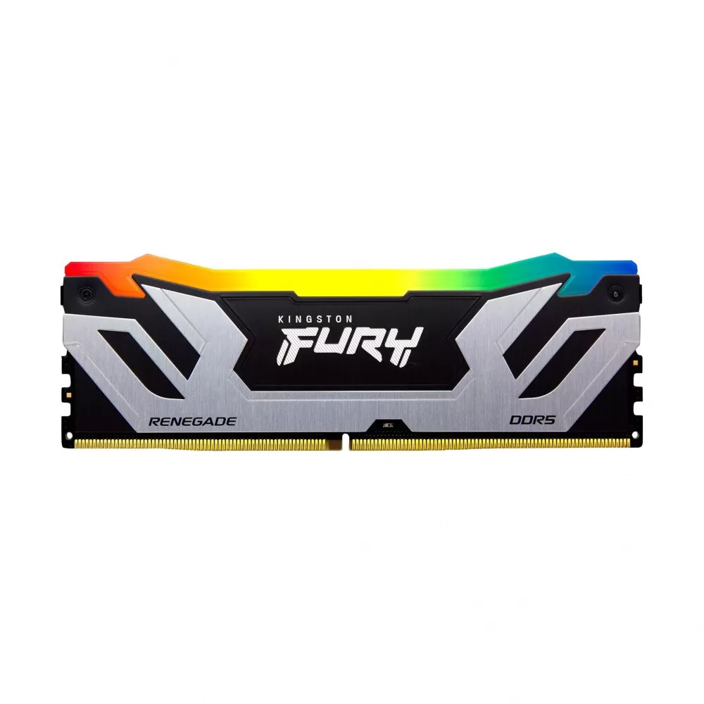 Memorie Desktop Kingston Fury Renegade RGB 24GB DDR5 8400Mhz CL40 CUDIMM Silver/Black