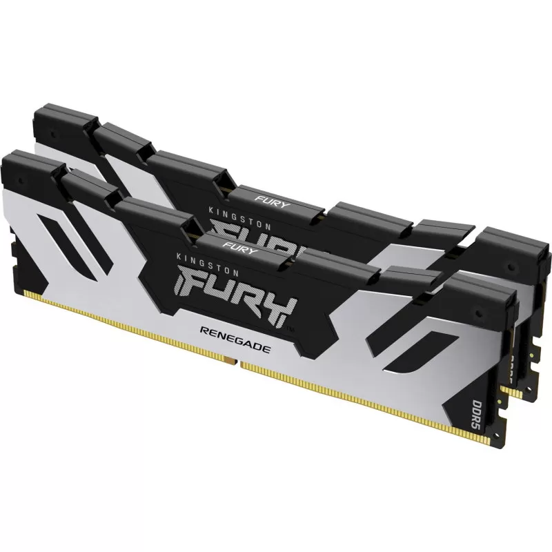 Memorie Desktop Kingston Fury Renegade 32GB(2 x 16GB) DDR5 7600Mhz CL38 Silver/Black