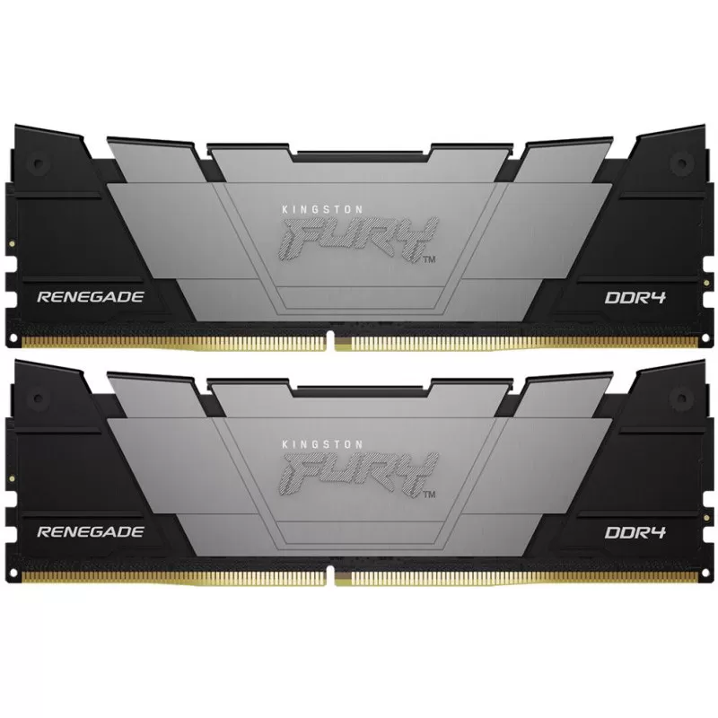 Memorie Desktop Kingston Fury Renegade  32GB(2 x 16GB) DDR4  4600Mhz  CL19  Black