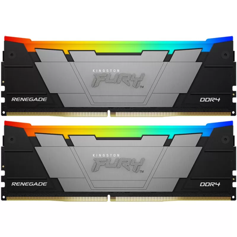 Memorie Desktop Kingston Fury Renegade RGB  32GB(2 x 16GB) DDR4  3600Mhz  CL16  Black