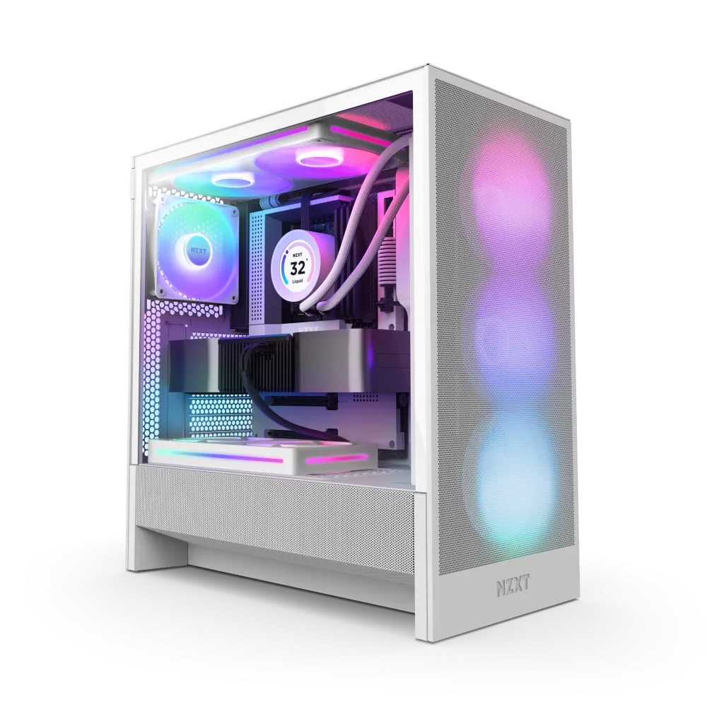 Carcasa PC NZXT H5 Flow RGB (2024) White