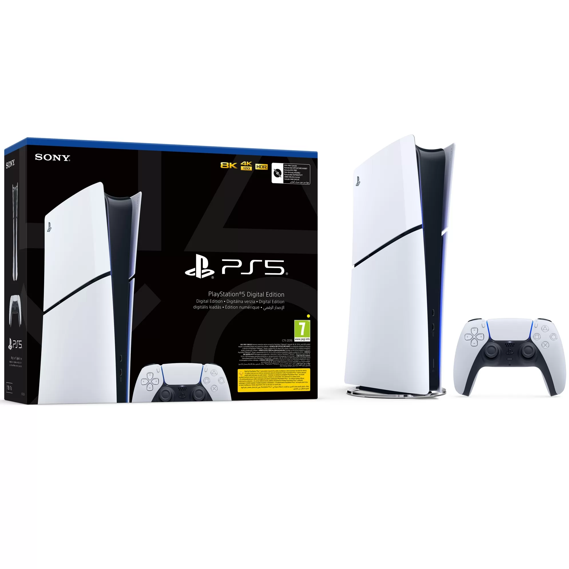 Consola Sony PlayStation 5 Digital Edition 1TB  White