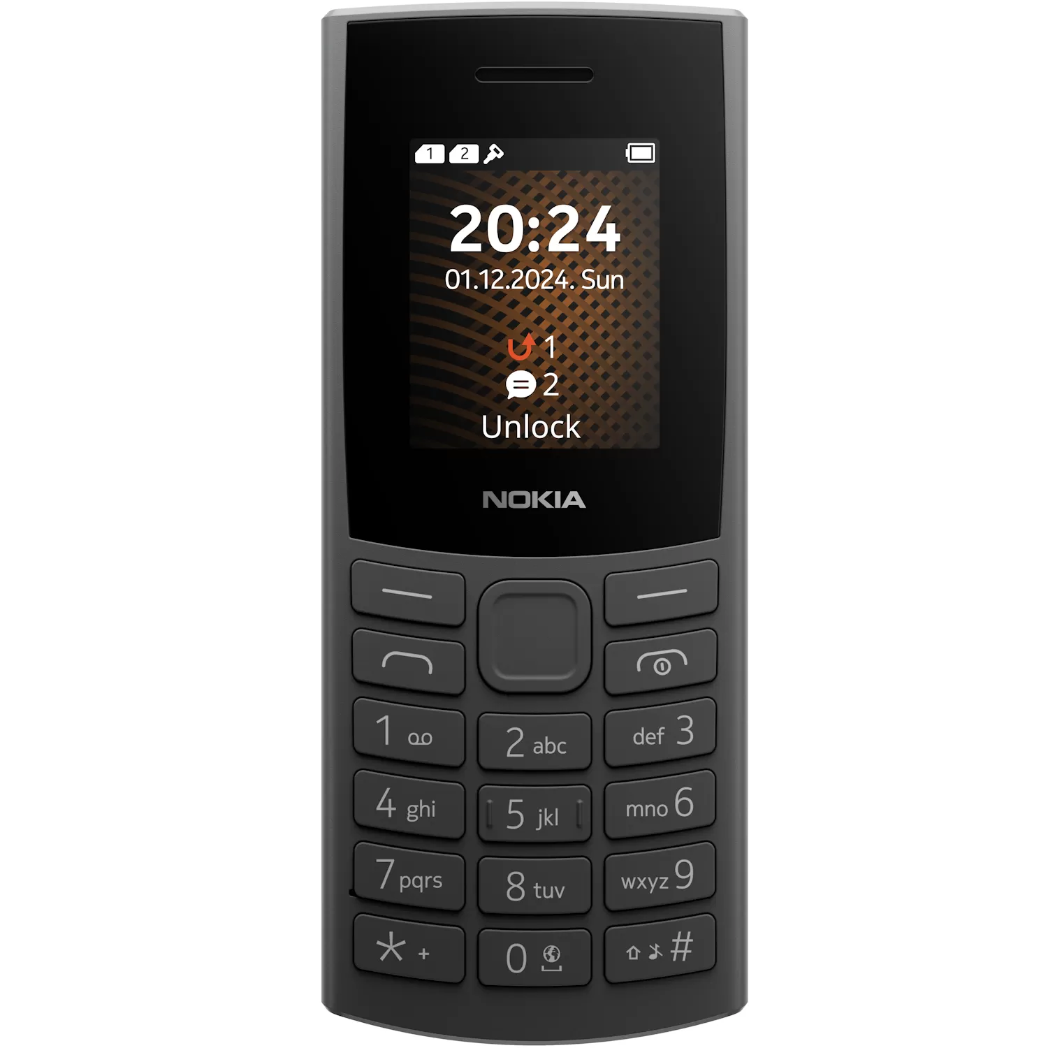 Telefon Mobil Nokia 105 4G (2024) Dual SIM Charcoal