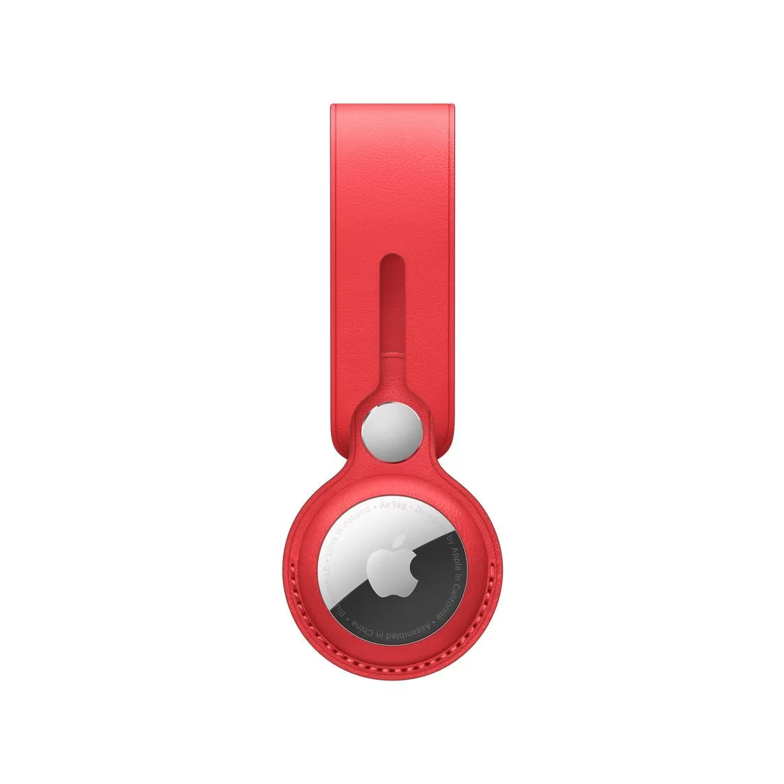 Breloc Apple MK0V3ZM/A pentru AirTag Loop Leather Red