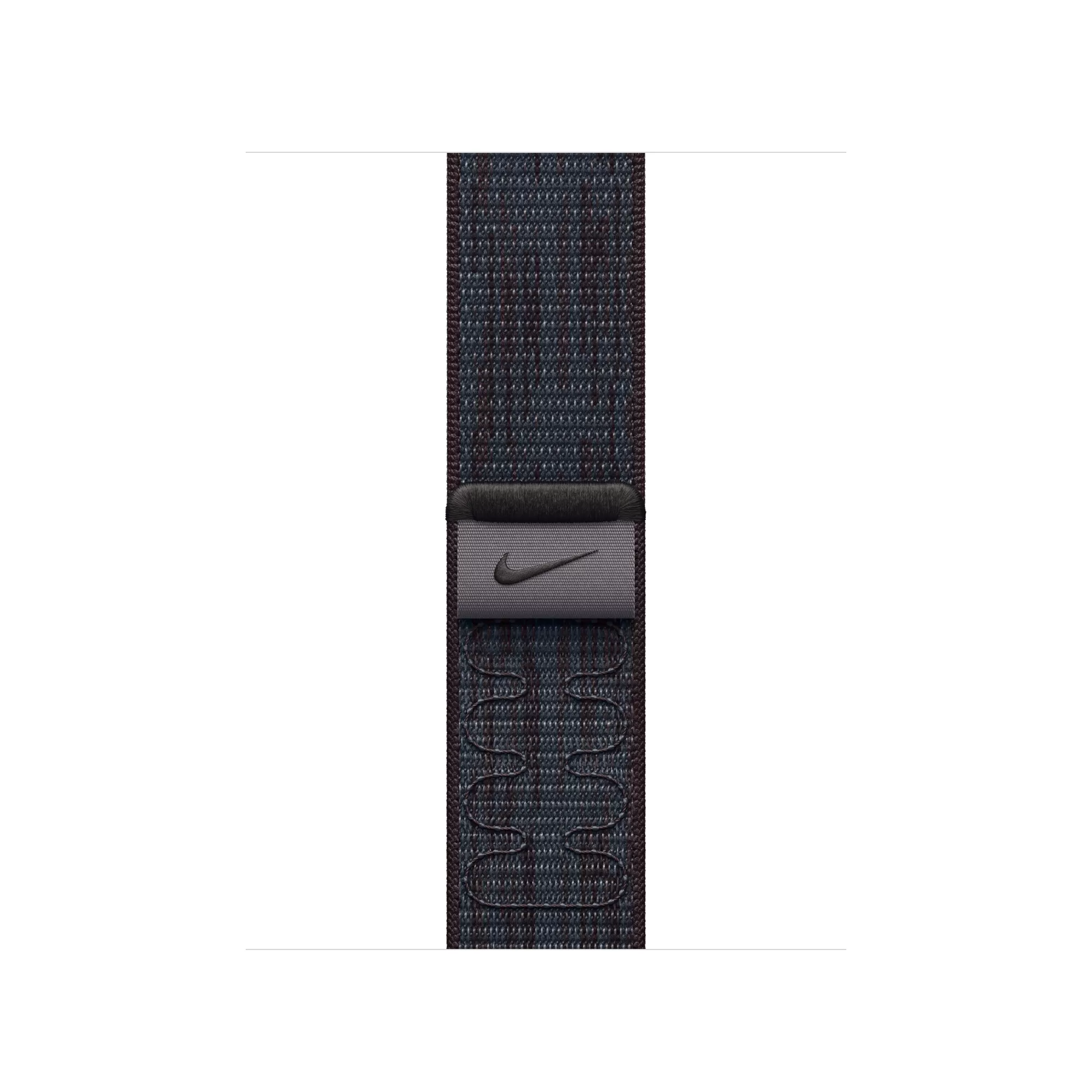 Curea Smartwatch Apple pentru Apple Watch 42mm Nike Sport Loop Black/Blue Nike Sport Loop