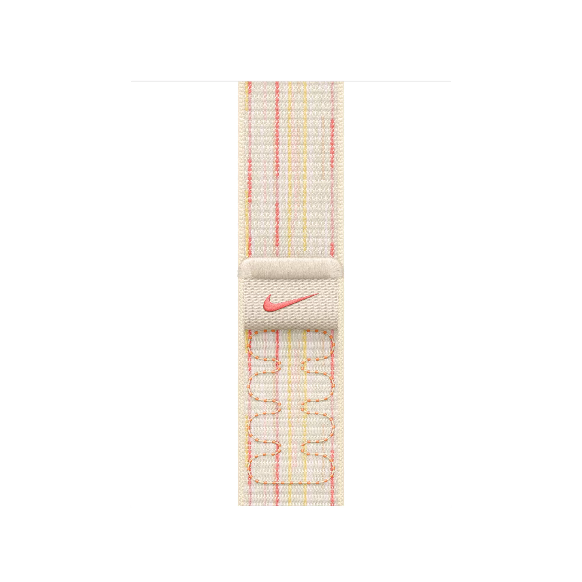 Curea Smartwatch Apple pentru Apple Watch 42mm Nike Sport Loop  Starlight/Pink Nike Sport Loop