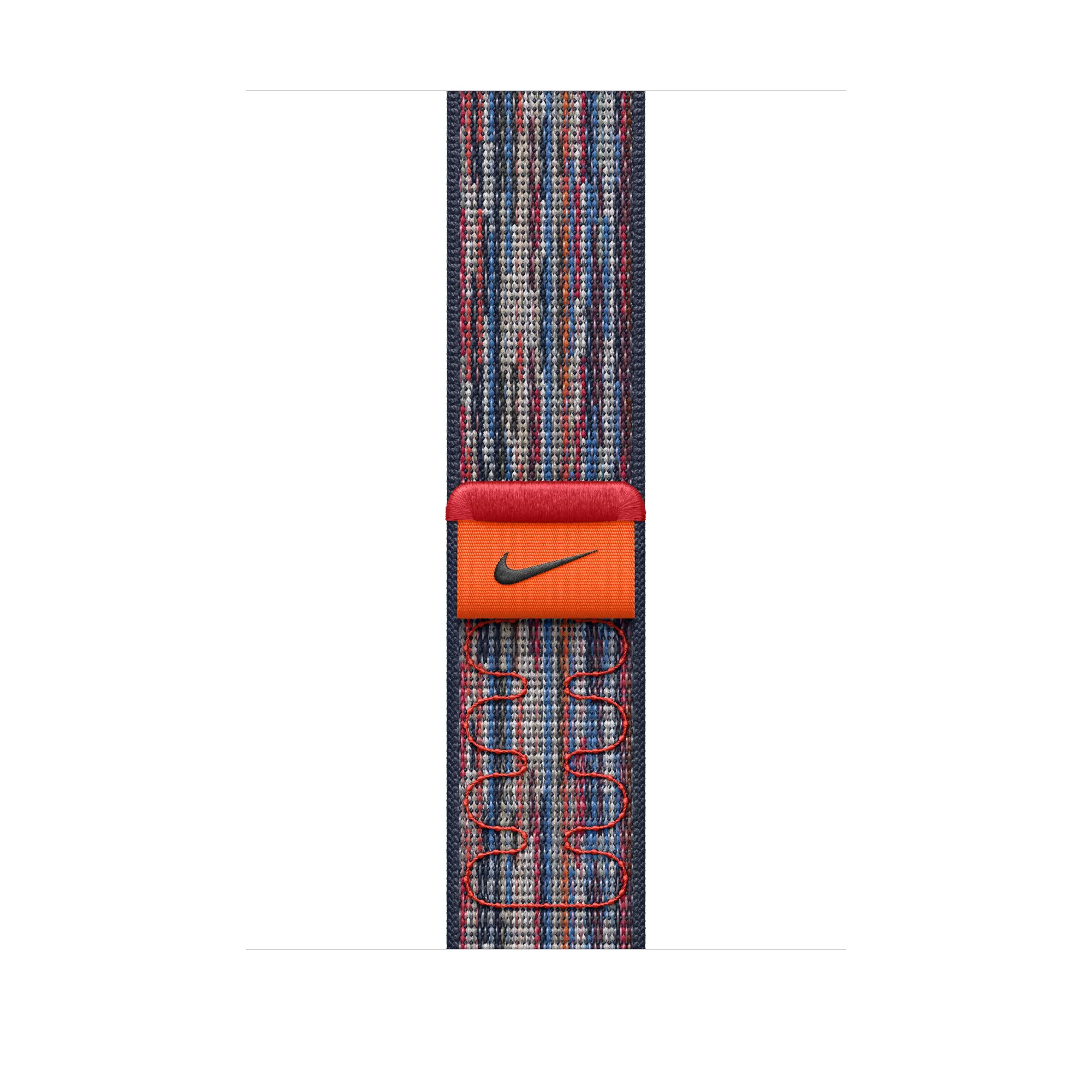 Curea Smartwatch Apple pentru Apple Watch 46mm Nike Sport Loop Blue/Red Nike Sport Loop