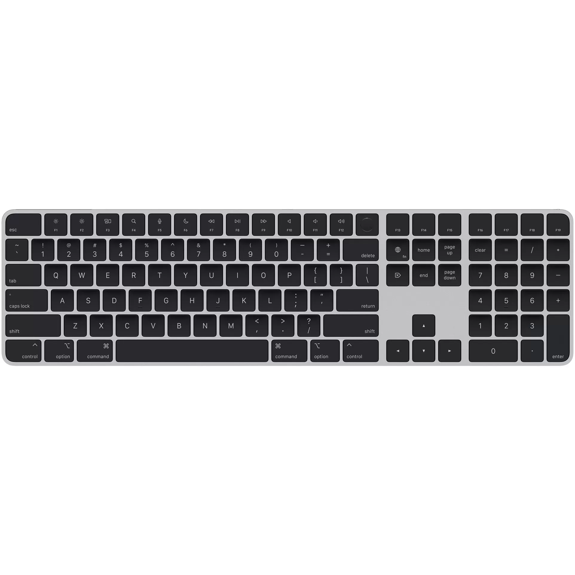 Tastatura Apple Magic Keyboard (2021) MMMR3RO/A cu Touch ID si Numeric Keypad Layout US Black Keys