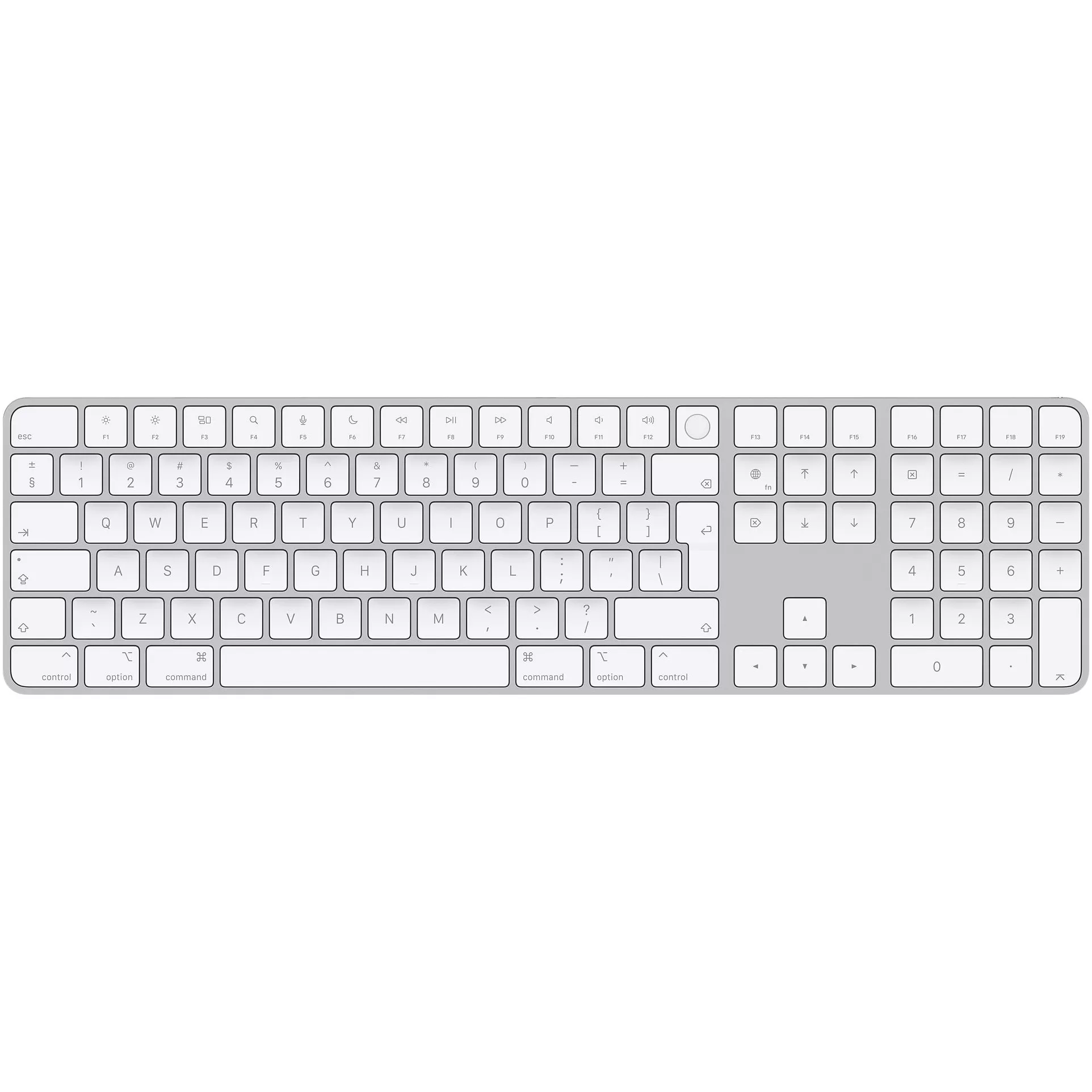 Tastatura Apple Magic Keyboard (2021) MK2C3RO/A cu Touch ID si Numeric Keypad  Layout RO  White