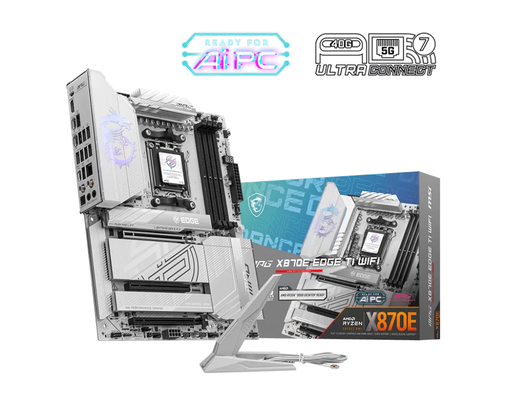 Placa de baza MSI MPG X870E EDGE TI WIFI Socket AM5