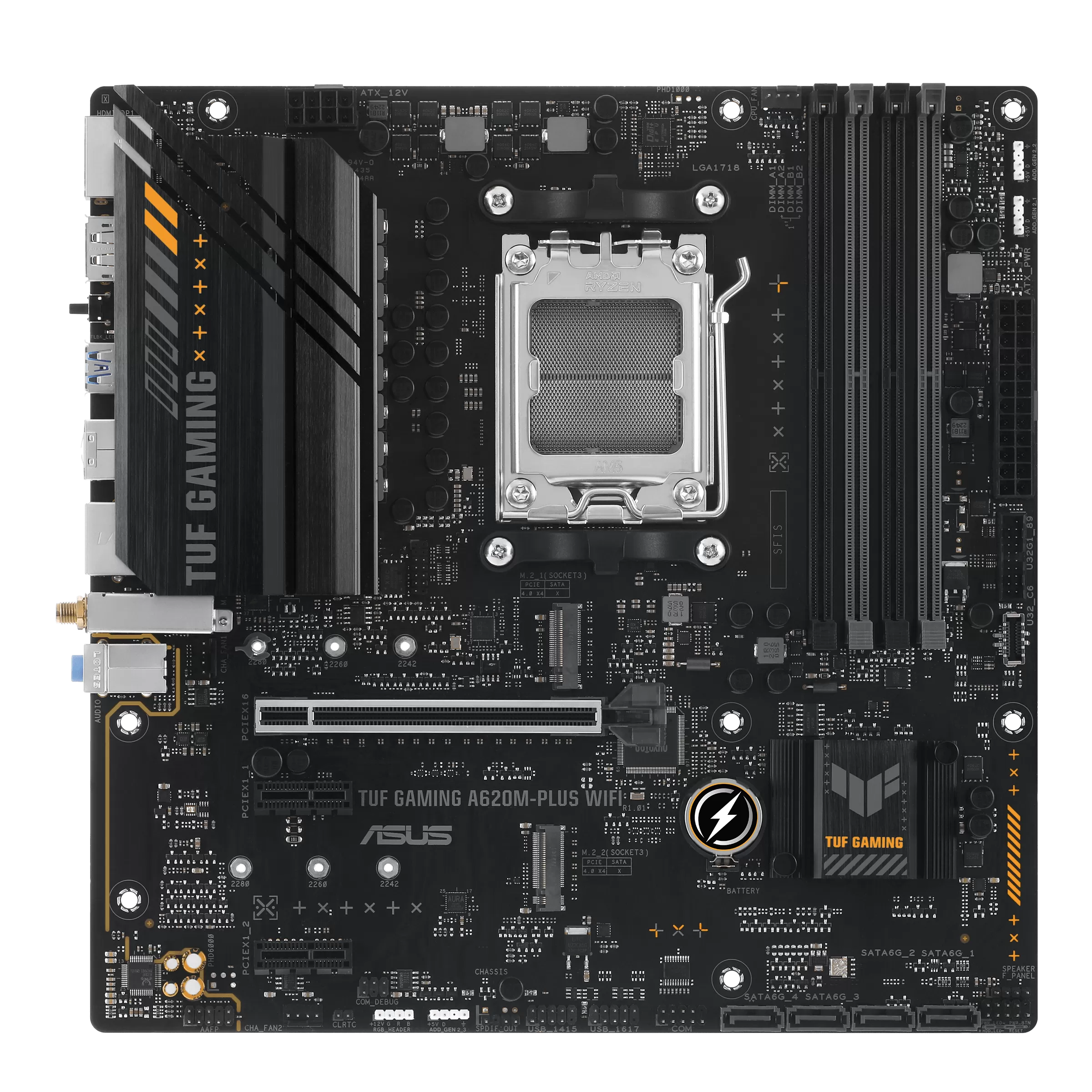 Placa de baza ASUS TUF GAMING A620M-PLUS WIFI Socket AM5