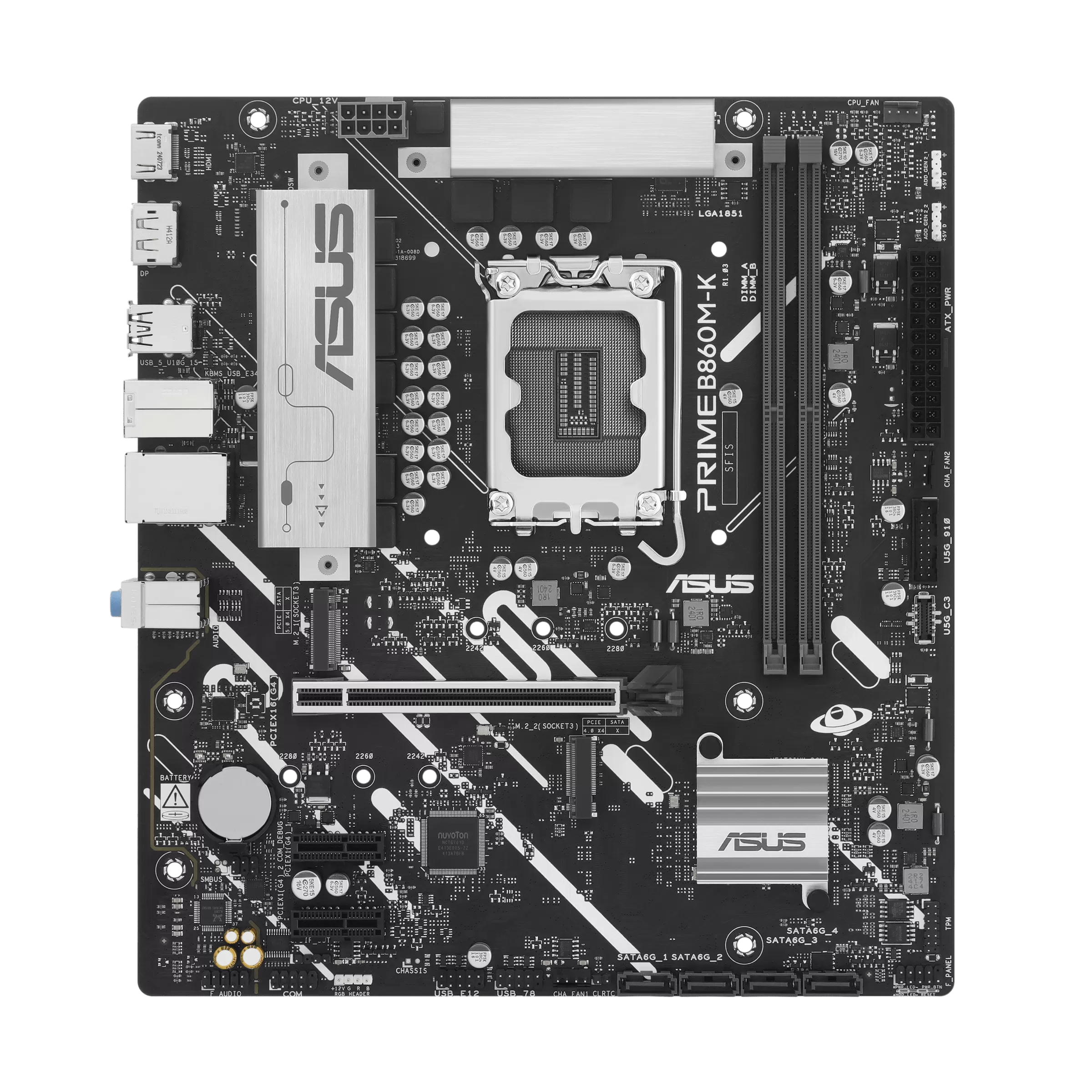 Placa de baza ASUS PRIME B860M-K Socket 1851