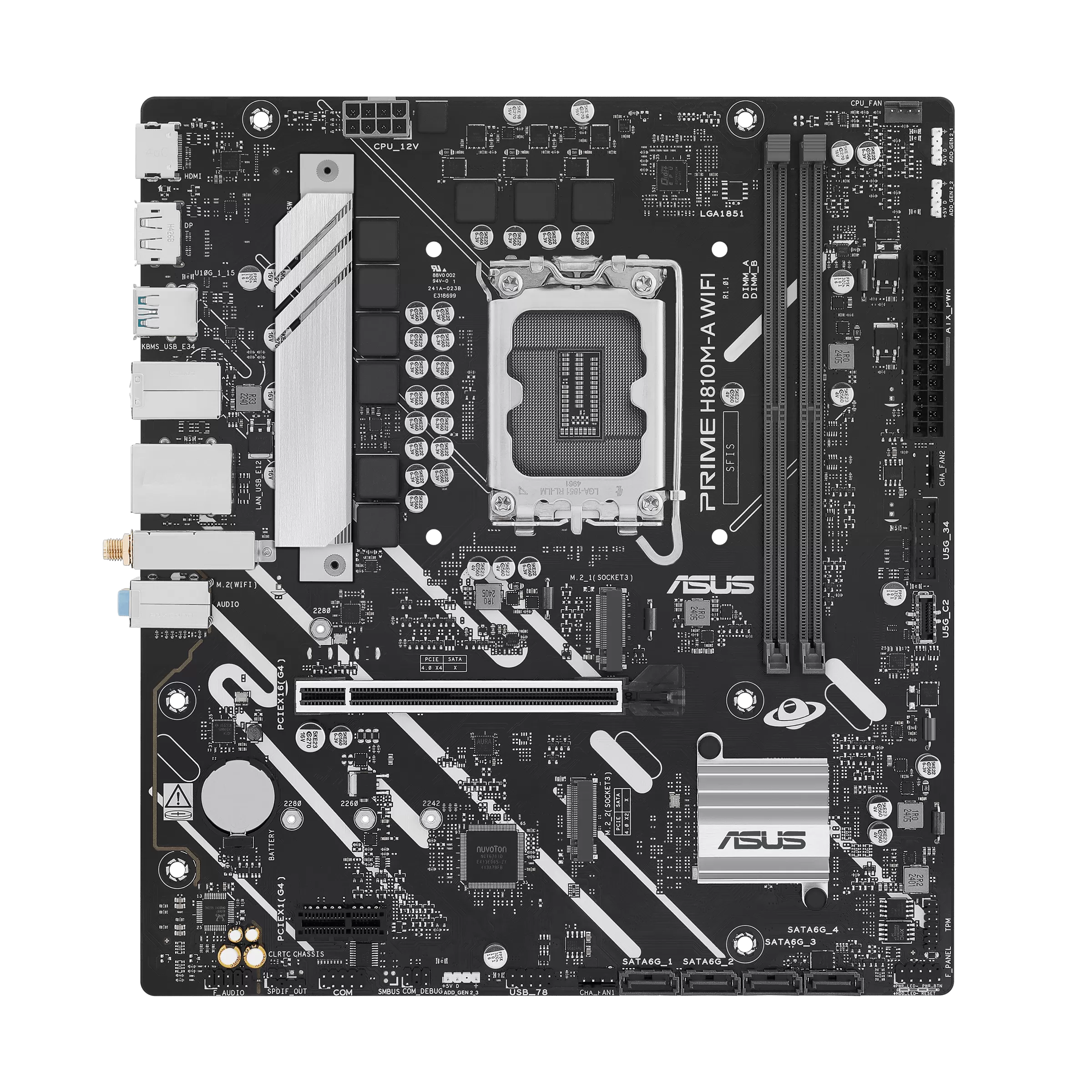 Placa de baza ASUS PRIME H810M-A WIFI  Socket 1851